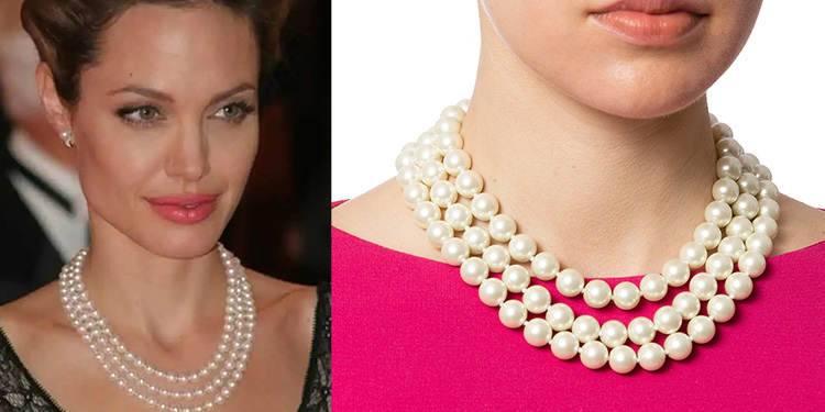 triple strand pearl necklace
